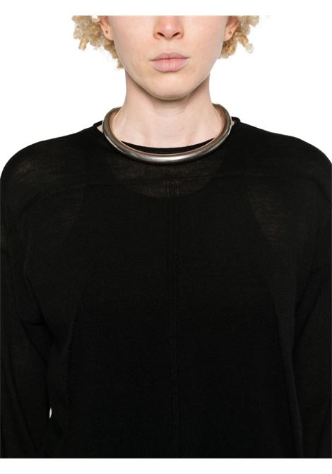 Black seam-detail jumper Rick Owens - women RICK OWENS | RP02D3612ML09